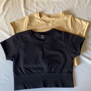 Aerie Seamless Short Sleeve Tops Lot of 2